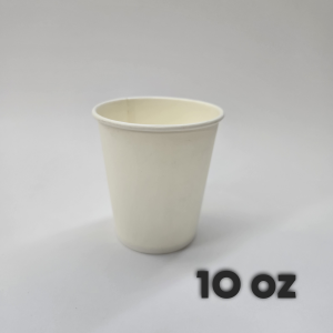 Verre en papier blanc 10 oz