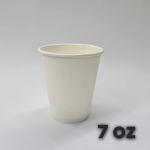 Verre en papier blanc 7 oz (1000 unités)