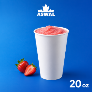 Gobelet 20 oz Ø90 mm Simple Froid PE - Blanc