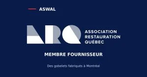 ASWAL, membre fournisseur de l’Association Restauration Québec (ARQ)