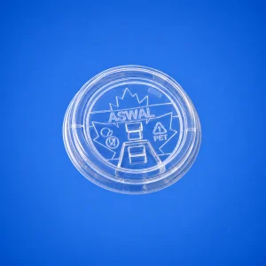 Couvercle froid Ø90 mm sans paille - Transparent