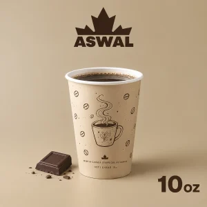 Gobelet 10 oz Ø90 mm Simple Chaud PE Coloré CAFE-00