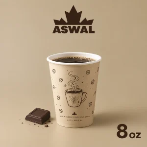 Gobelet 8 oz Ø80 mm Simple Chaud PE Coloré CAFE-00