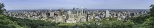 Vue panoramique de Montréal depuis le belvédère du mont Royal